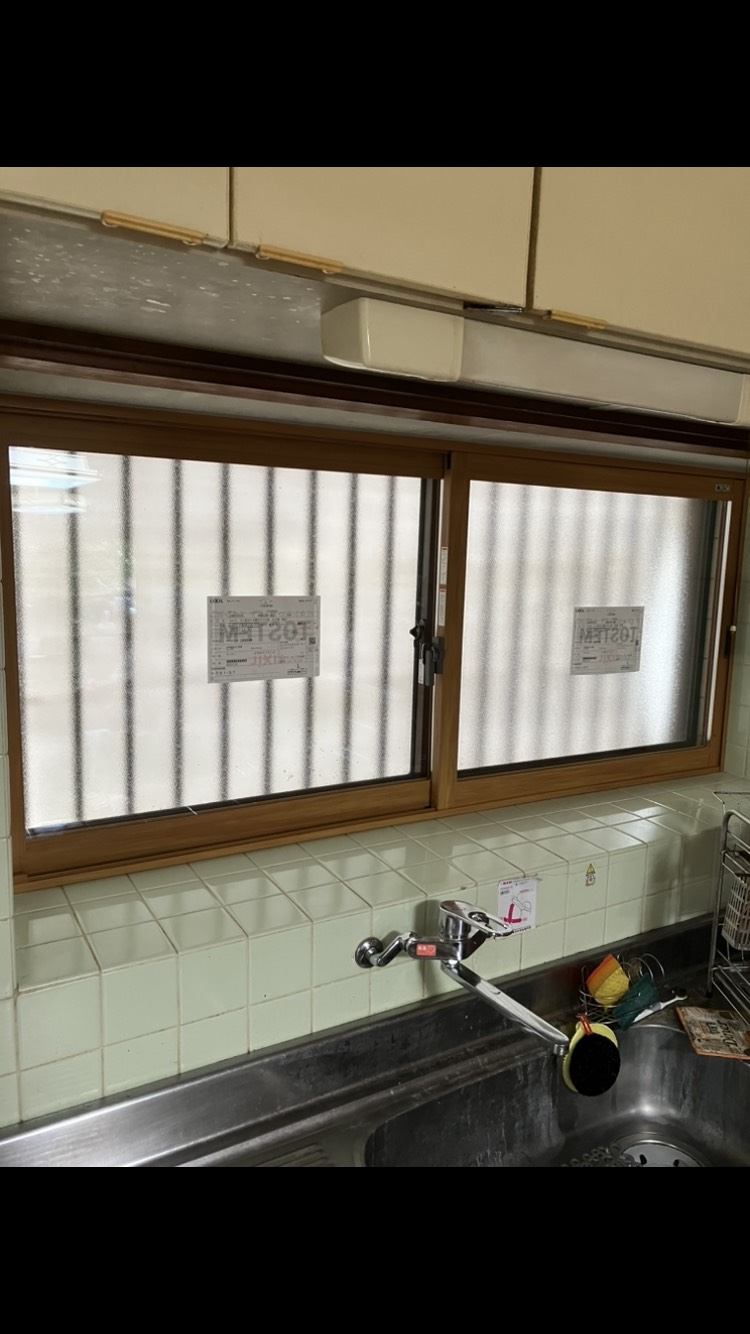 内窓施工(キッチン）